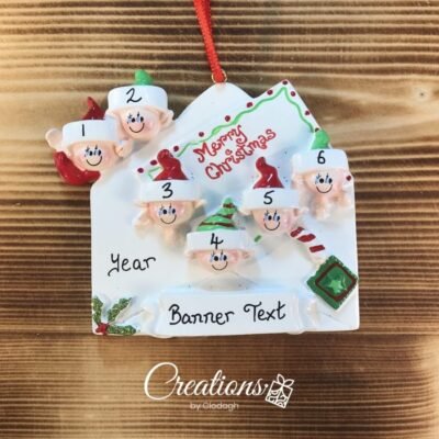 Letter to Santa 6 Personalised Christmas Ornament - Creations by Clodagh